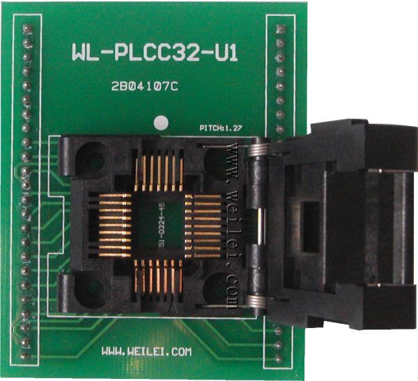 plcc32 zif adaptor typu turn cover title